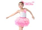 Lovely Kids Dance Clothes Sequin Tulle Ballet Dance Costumes For Girls