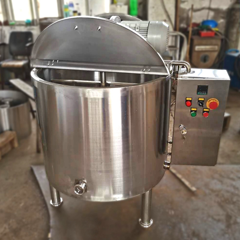 500L 1000L Customized Chocolate Storage Tank Melting With Agitator Jacketed