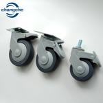 110kg Medical Poly Casters Rubber Dolly Wheels With Bearing