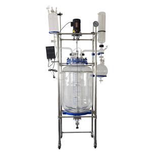 Quality Laboratory Double Layer 200L Chemical Glass Reactor wholesale