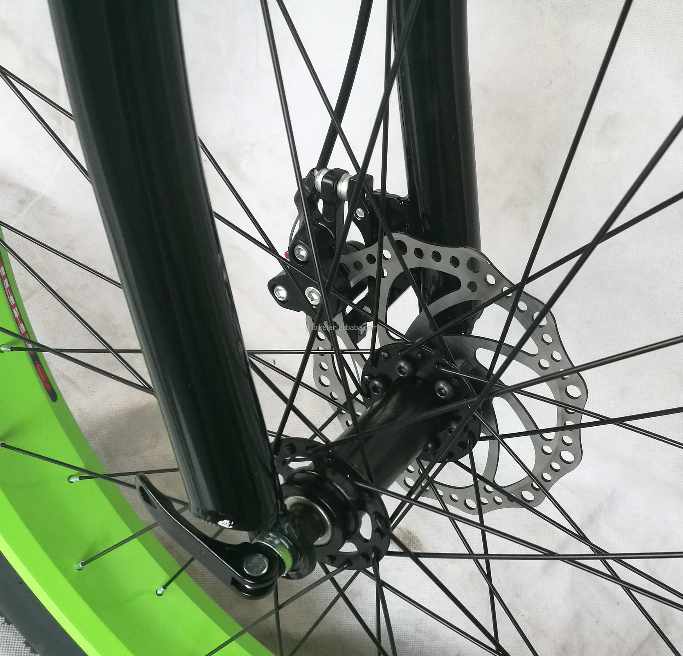 26inch Hi-Ten Steel Frame 48V 500W 10.4AH Chinese Snow Fat Tire Mountain Electric Bike
