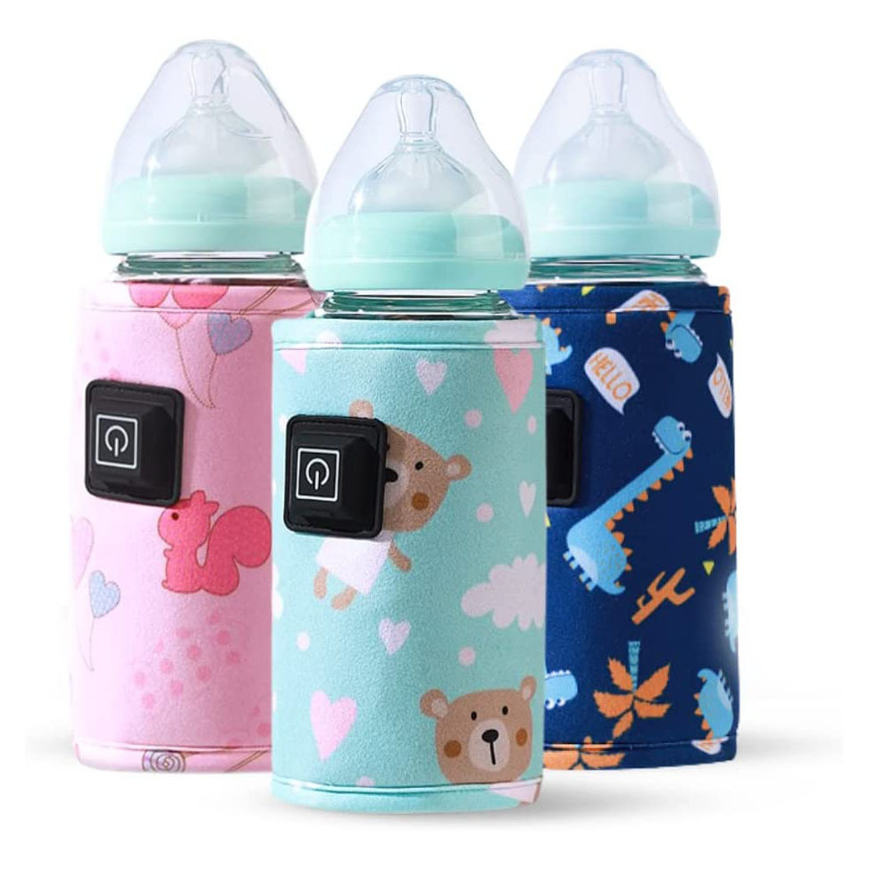 USB Milk Water Bottle Warmer Travel Stroller Insulated Baby Nursing Bottle Heater