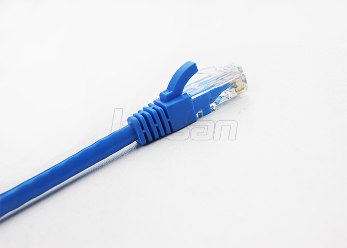 Color Customized 4 Pairs Cat6 UTP Cable , RJ45 Ethernet Patch Cord Pass Fluke Test