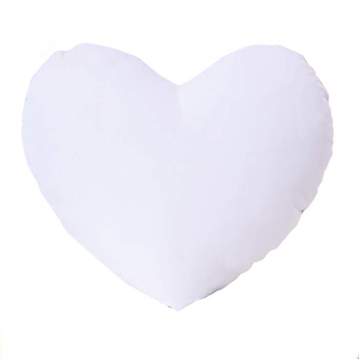 Personalized Heart Shape Sequin Sublimation Pillow Case Sparkling Style