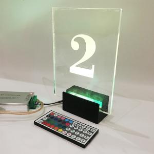 Quality Front Door Big RGB Led House Number Sign Plaque 50000 Hours wholesale