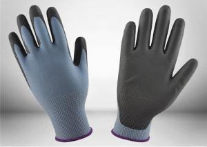 Quality Skin Comfort Cut Resistant Gloves Thin PU Coating Favorable Cooling Effect wholesale