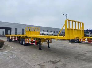 Quality Relay Valve Wabco Double Container Transport Interlink Flatbed Trailer wholesale