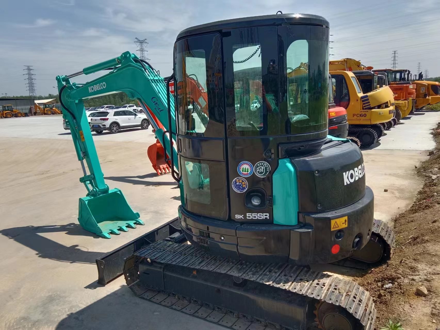Original Small Excavator Machine Kobelco SK55SR Used Excavator 5 Ton Digger