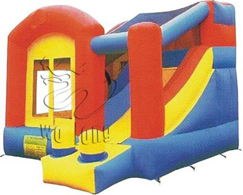 cheap kids inflatable bounce with slide