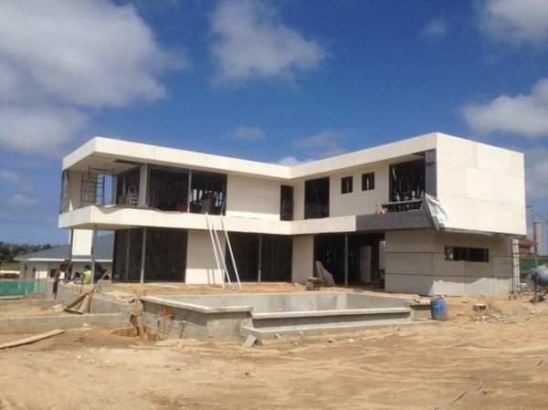 2 Story, steel frame house roof, Prefabricated light steel house, Light Steel
