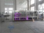 Monoblock Liquid Filling Machine , 5 In 1 Plastic Bottle Pulp Juice Filler