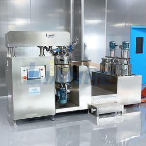 Quality Electric 50L PLC High Shear Emulsifier Mixer For Cream Homogeniser wholesale