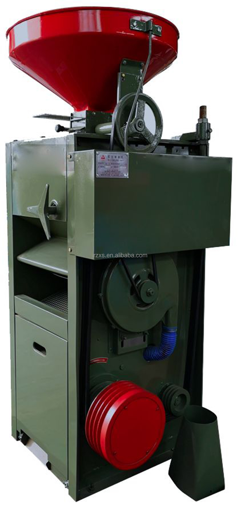 Automatic Combined Rubber Roller Paddy Sheller Rice Huller Whitener Milling Machine
