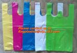 100% Biodegradable and Compostable, T-shirt Bags, EN13432 Certificate, green