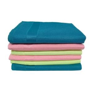 Quality KILINE Premium Gift Tea Towel Waffle Hotel Plate Decoration Microfiber Absorbent Kitchen Towel Lint-Free Glass wholesale