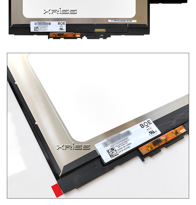 For Inspiron 14 5482 5485 5491 2-in-1 P93G P93G001 1080p LCD Touch Screen Laptop Replacement Assembly