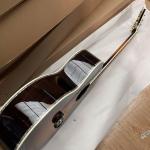 Custom Sunburst Color SJ200 ALL Solid Wood Jumbo Acoustic Guitar Crown Monarch
