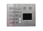 Customized layout metal stainless steel industrial touchpad with 65 * 49mm