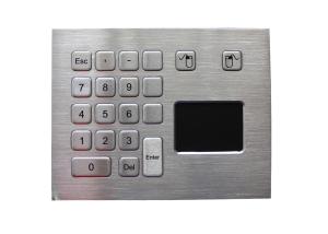 Quality Customized layout metal stainless steel industrial touchpad with 65 * 49mm dimension wholesale