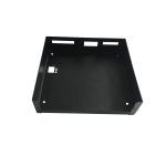Polished Stainless Laser Cut Metal Parts Black Powder Coating Aluminum