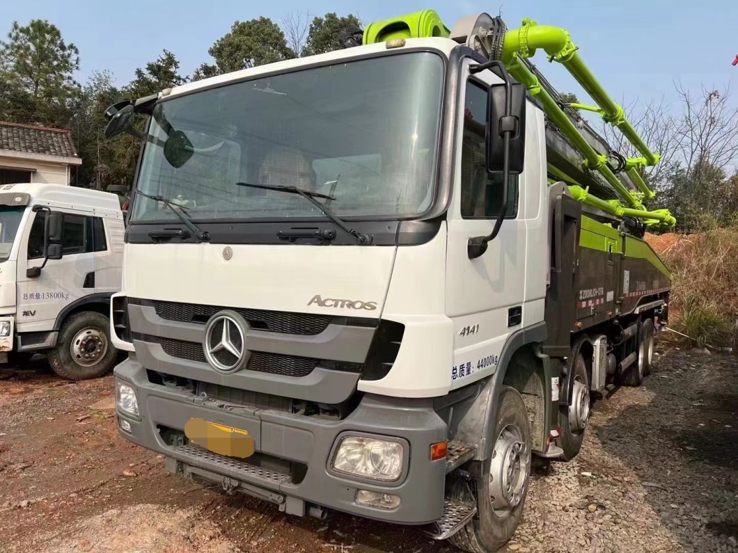 Refurbished Condition Zoomlion 56 Meter Used Concrete Pump Truck