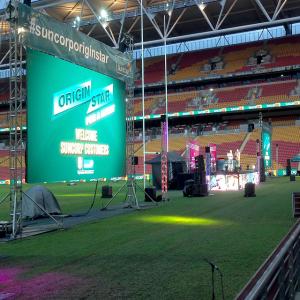 Quality Outdoor P4.81 SMD1921 LED Display Rental Cabinet Screen Outdoor LED billboards LED video wall Display screen for wedding wholesale
