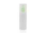 60ml 100ml Flat Shoulder Overcap Plastic Free Spray Bottle White PET Material