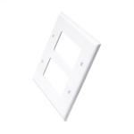 Customized 2 Gang American Standard Plastic Cover Wall Plate for Single Dual