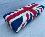 Union Jack Velvet Bench Union Jack Ottoman Footstool Velvet Union Jack Stool