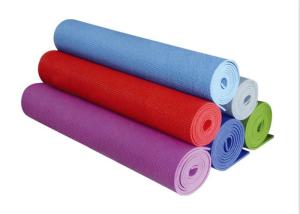 Quality Anti Slip Home Yoga Mat / Fitness Exercise Mat Thickness Optional For Ladies Exercise wholesale