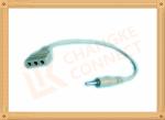 Copper 2.5 Male To Female 3 Pin Tens Unit Wires Adapter Cable