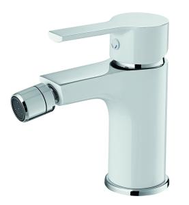 Quality Hot And Cold Bathroom Bidet Faucet White Chrome Finished Adjustable Aerator wholesale