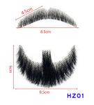 Real Hair Realistic Fake Beard and Moustache for Men Cosplay Invisible Mustache