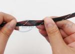 Wear Resistant PET Expandable Braided Sleeving Flexible Nylon / Pet Material