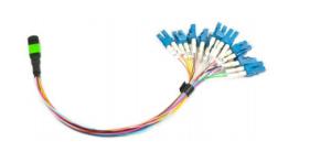Quality OFNP Jacket MPO/MTP Fanout Cable For 100G Network wholesale