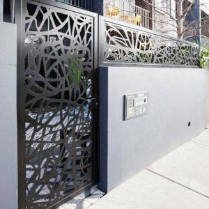 Quality Square Powder Coated Aluminum Gate Exterior Sliding Door Design wholesale
