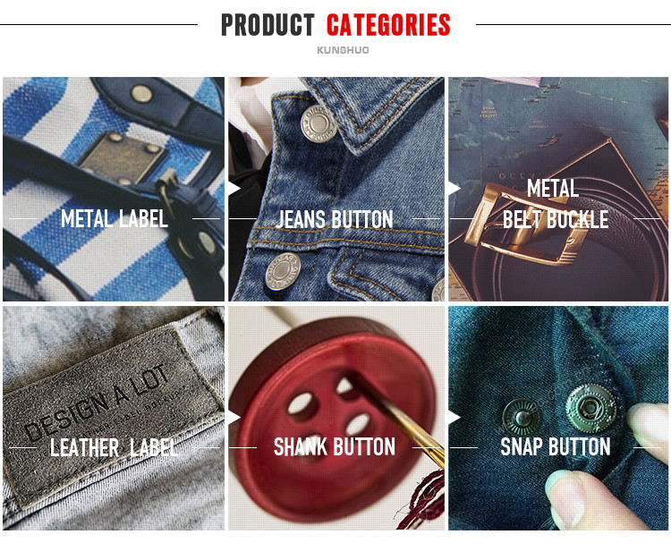 Round 15mm Bag Eyelet Zinc Alloy Metal Snap Buttons