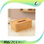 bamboo wood restaurant tissue box