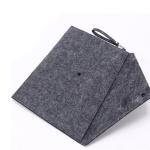 Grey OEM Packing 33.5cmx24cm Sleeve Felt Tote Bag