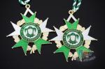Gold Belgium Carnival Celebration Metal Award Medals Badge , Zinc Alloy Sports