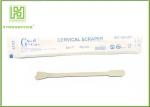 Natural Smell Wooden Tongue Depressor Flat Spatula For Medical Examination
