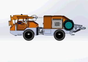 Quality KC2008J Concrete Shotcrete Machine With Robot Arm Low Steering Radius ISO9001 wholesale