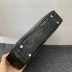 Authentic Crocodile Belly Skin Businessmen Briefcase Large Working Purse Genuine