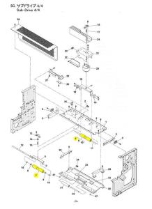 Quality 281021004A 2810 21004 281021004 2810 21004A Konica Minilab Spare Part Roller wholesale