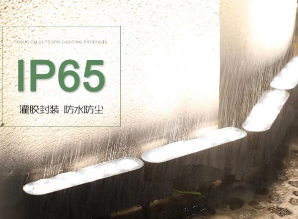 Folding Chain Spot Light Wall-Washing Light Outdoor Waterproof Garden Door Head