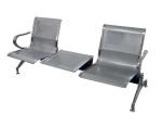 Office chair stainless steel leg office furniture public 3 hospitals waiting