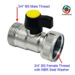 8 Modes Hose Spray Metal Watering Wand W/ Adjustable Angle