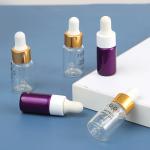 2ml 3ml 5ml 10ml Round Glass Dropper Bottle Small Mini Frosted Glass Essential