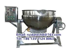 Quality 400L Industrial Sugar Syrup Boiler/ Fruit Paste Jelly Candy Manufacturing Equipment/ Industrial Fruit Paste Maker wholesale
