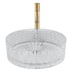 Countertop Mounted Glass Vessel Basins For Office Decor Stain Resistant